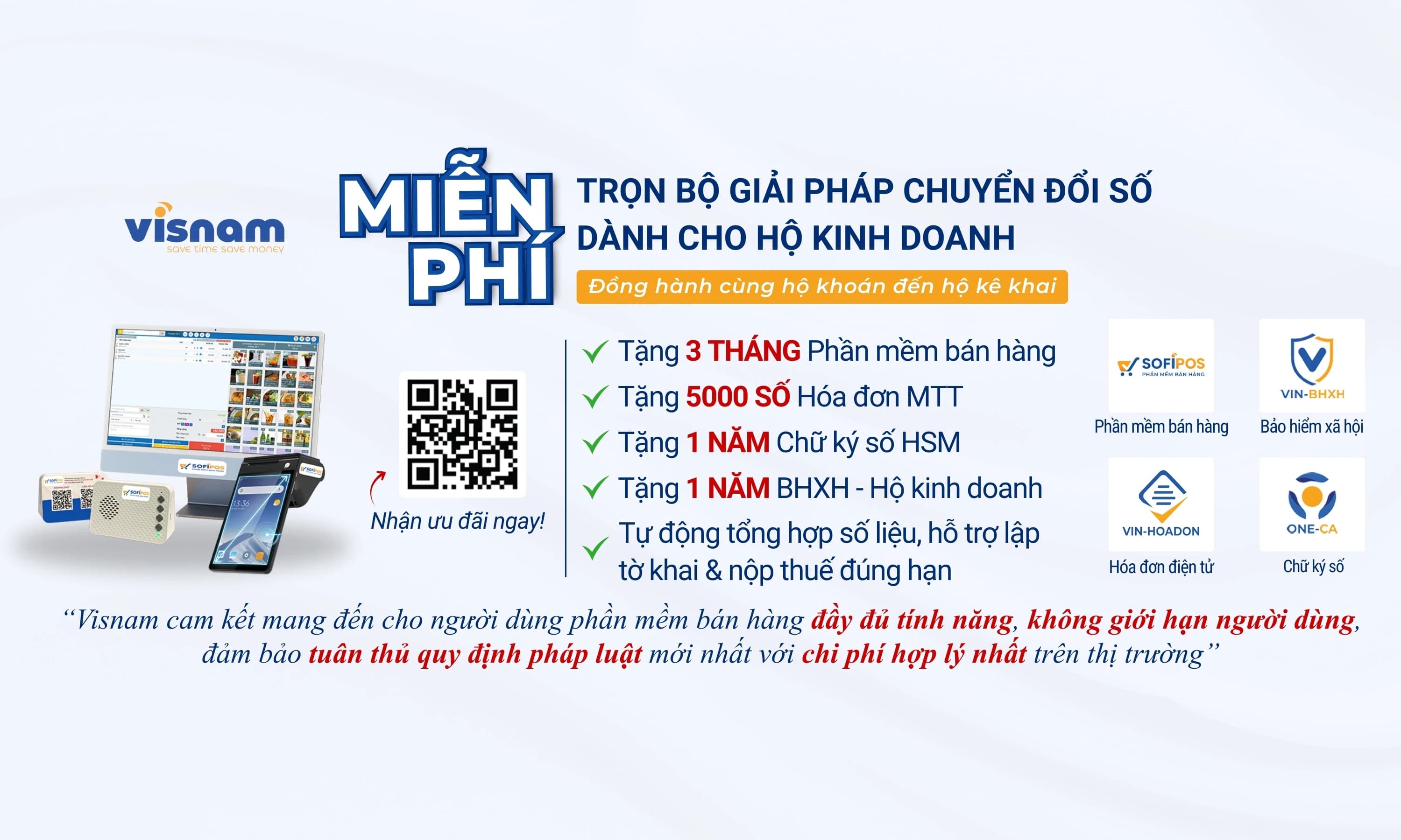 Trọn bộ giải pháp chuyển đổi số dành cho hộ kinh doanh